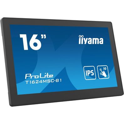 IIYAMA 39.5cm (15,6") T1624MSC-B1, 16:9, M-Touch HDMI+USB