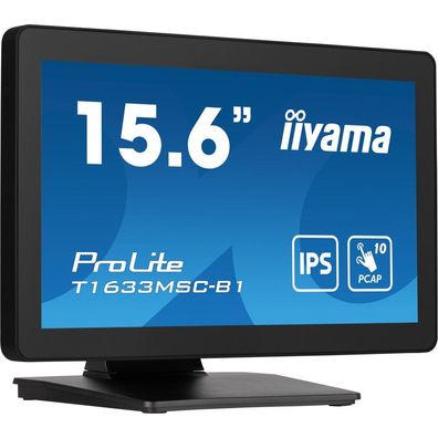 IIYAMA 39.5cm (15,6") T1633MSC-B1, 16:9, Touch HDMI+DP+USB retail