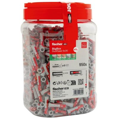 Fischer DuoPower 6x30 BigBox (950 Stk.) - 570548