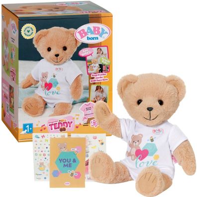 Zapf @Baby Born Singender Teddy Deutsch