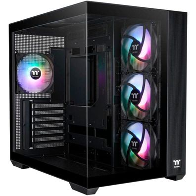 Geh Thermaltake View 380 TG Midi Tower, "ARGB", Black retail