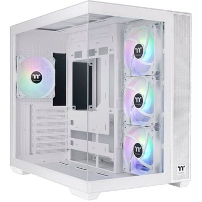 Geh Thermaltake View 380 TG Midi Tower, "ARGB Snow", White retail