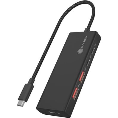 Icy Box Ib-Hub1436-Cpd, 4-Port Usb 3.2 Gen 2 Hub