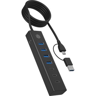 Raidsonic ICY BOX IB-HUB1737-C3 7-Port USB 3.2 Gen 1 Hub