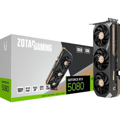 Zotac RTX 5080 Solid Core, 16GB GDDR7 HDMI 3xDP