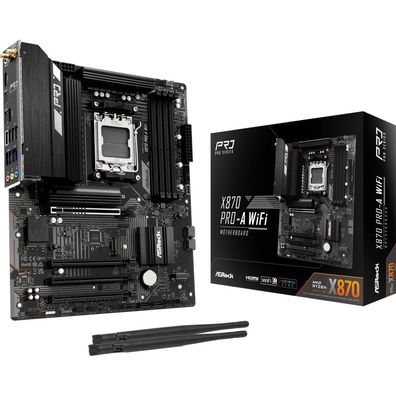 ASRock X870, Pro-A WiFi, AM5 ATX, HDMI/USB-C, DDR5 retail