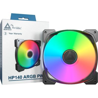 Montech Hp140 Argb Pwm Black