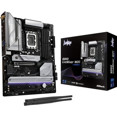 ASRock B860, LiveMixer WiFi, 1851, ATX HDMI, DDR5