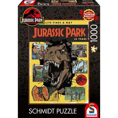 Jurassic Park: 30 Jahre Jurassic Park - Life Finds A Way (1000 Teile)