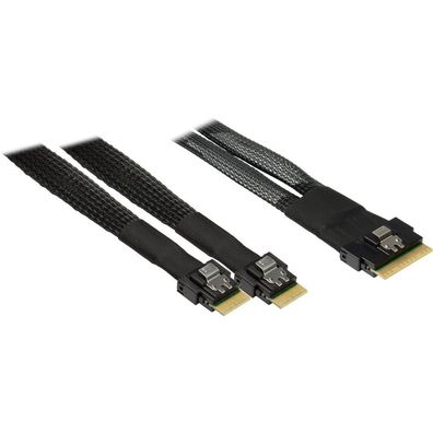Inter-Tech Kabel Sff 8654-8I - 2X Sff 8654-4I - 0,7M