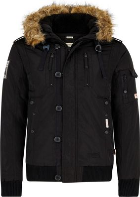 Lonsdale Winterjacke Jarreth Winterjacke mit Kapuze normale Passform