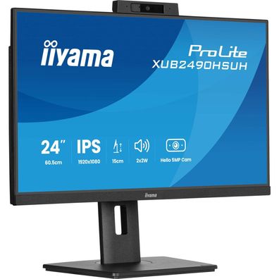 IIYAMA 60.5cm (23,8") XUB2490HSUH-B2 16:9, HDMI+DP WebCam