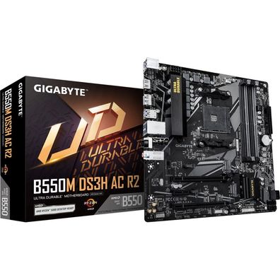 Gigabyte B550M DS3H AC R2, (B550, M4, ATX, DR4)