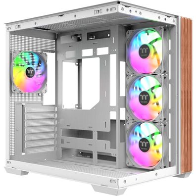 Geh Thermaltake View 380 WS Midi Tower, "ARGB Snow", White retail