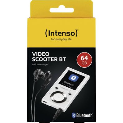 Intenso MP3 Videoplayer 1,8" Video Scooter BT 64GB White