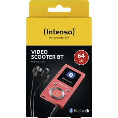 Intenso MP3 Videoplayer 1,8" Video Scooter BT 64GB Pink