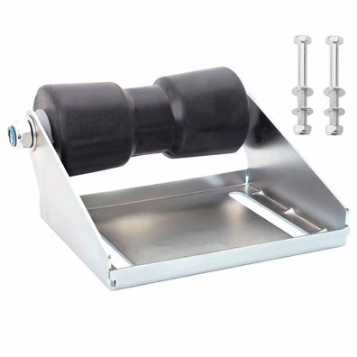 vidaXL Bootstrailerroller mit Halterung 20,3 cm Verzinkter Stahl