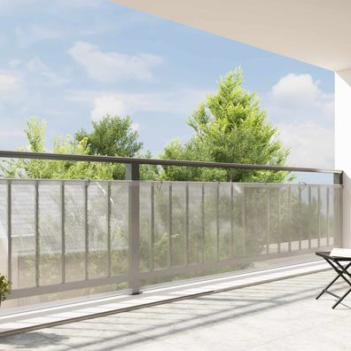 vidaXL Abdeckplane 140 gsm Transparent 1,5 x 20 m PE