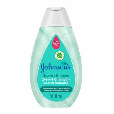Johnson & Johnson Johnson's Soft And Brilliant 2 In 1 Shampoo And Conditioner 500ml