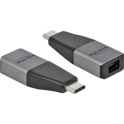 USB 3.2 Gen 1 Adapter, USB-C Stecker > Mini DisplayPort Buchse (grau/schwarz)