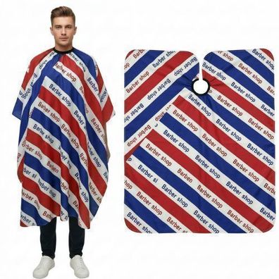 Friseurumhang für Friseure, 140×155 cm, mit Klammer/Schließe