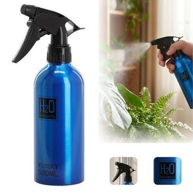 Aluminium Haarsprühflasche 500ml - Pumpsprühflasche für Friseure & Barbier