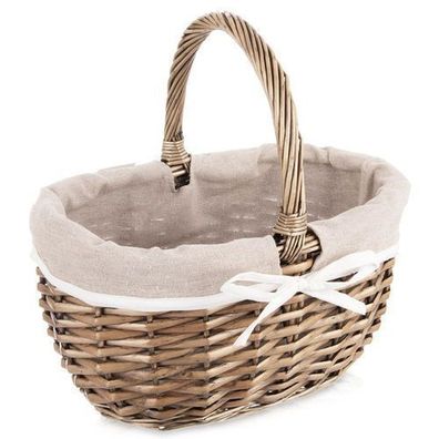Picknickkorb aus Weide, 32,5 x 24 x 32 cm