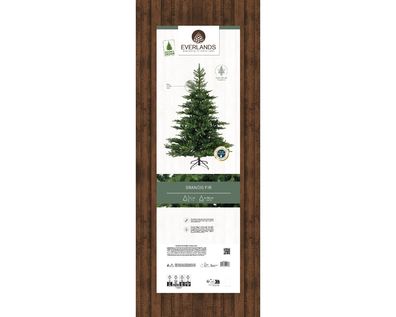 Künstlicher Weihnachtsbaum Grandis Tanne Ø 150cm H.210cm grün