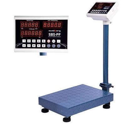 Klappbare Plattformwaage SBS-PF-100A8 LED bis 100 kg