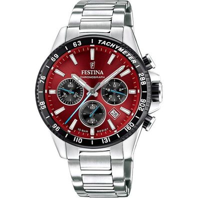 Chronograph 45 mm - Quarz - Timeless - rot
