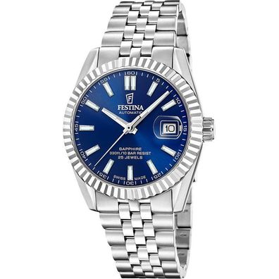 Automatik 42 - Swiss Made - Saphirglas - Edelstahl