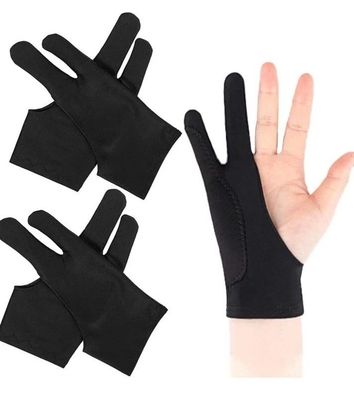 Newaner 4 stück Drawing Glove Zeichnen Künstler Handschuh für Grafiktablett Gr M