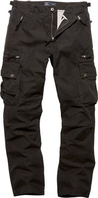 Vintage Industries Cargohose Rico Pants Black