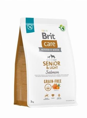 Brit Care Grain-Free Senior Salmon & Potato 3kg - Trockenfutter für Hund