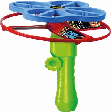 Günther Flugspiele 1647 - Propellerspiel Twin Twist, ca. Ø 18 cm, Rotor mit Schnellst