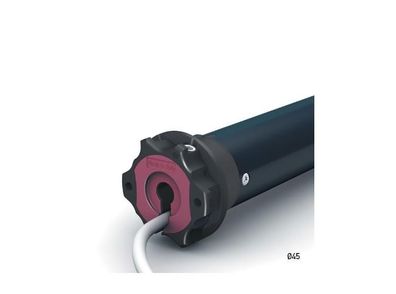 Cherubini Rohrmotor MOVI (Roll) Ø45 20 Nm / 17 rpm + Adapter u. Mitnehmer SW60