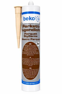 Beko Parkettfugendicht Eiche hell Parkett Laminat Dichtmasse Fuge 310ml