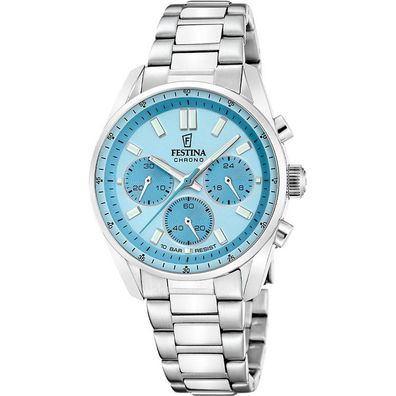 Chronograph 38 mm - Quarz - Boyfriend - blau