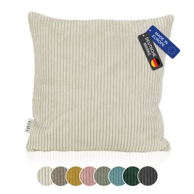 Lycce Kissenbezug aus trendigem Cordstoff (50 x 50 cm)