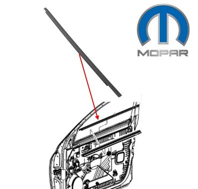 Fensterschtleiste vorne außen rechts RAM 1500 Crew Cab (Gen.4) Mopar
