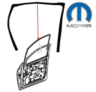 Fensterführungsdichtung vorne links RAM 1500 Crew Cab (Gen.4) Mopar