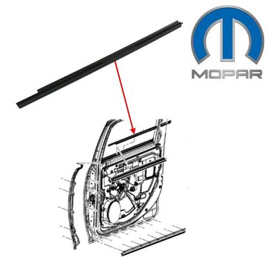 Fensterschtleiste hinten außen rechts RAM 1500 Crew Cab (Gen.4) Mopar