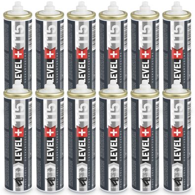 Gaskartuschen 115mm für Nagler 12 St. Fuel Cell Ersatzgas ca.1000 Schüsse L+115