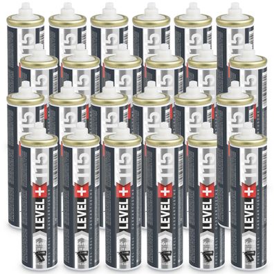 Gaskartuschen 115mm für Nagler 24 St. Fuel Cell Ersatzgas ca.1000 Schüsse L+115