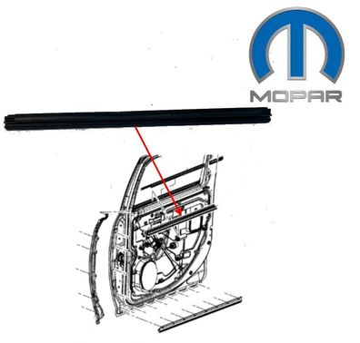 Fensterschtleiste hinten innen links oder rechts RAM 1500 Crew Cab (Gen.4) Mopar