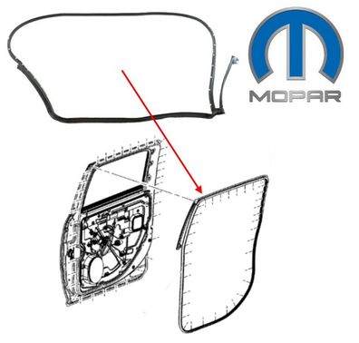 Türdichtung hinten links RAM 1500 Crew Cab (Gen.4) Mopar