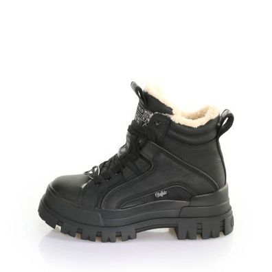 Buffalo Aspha Nc Mid Warm - Schwarz Kunstleder