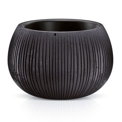Blumentopf Beton-optik DKB180 mit Einsatz Pflanzkübel Pflanztopf schwarz