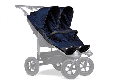 TFK Ersatzbezug (Sitz und Verdeck) für Duo Kinderwagen, marine