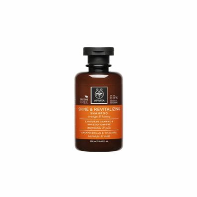 Apivita Glanz und revitalisierendes Shampoo mit Orange und Honig 250ml